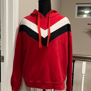 Forever 21, S, red, hoodie